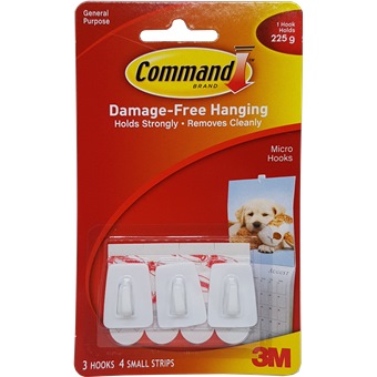 3m Command Micro Hooks 17066anz