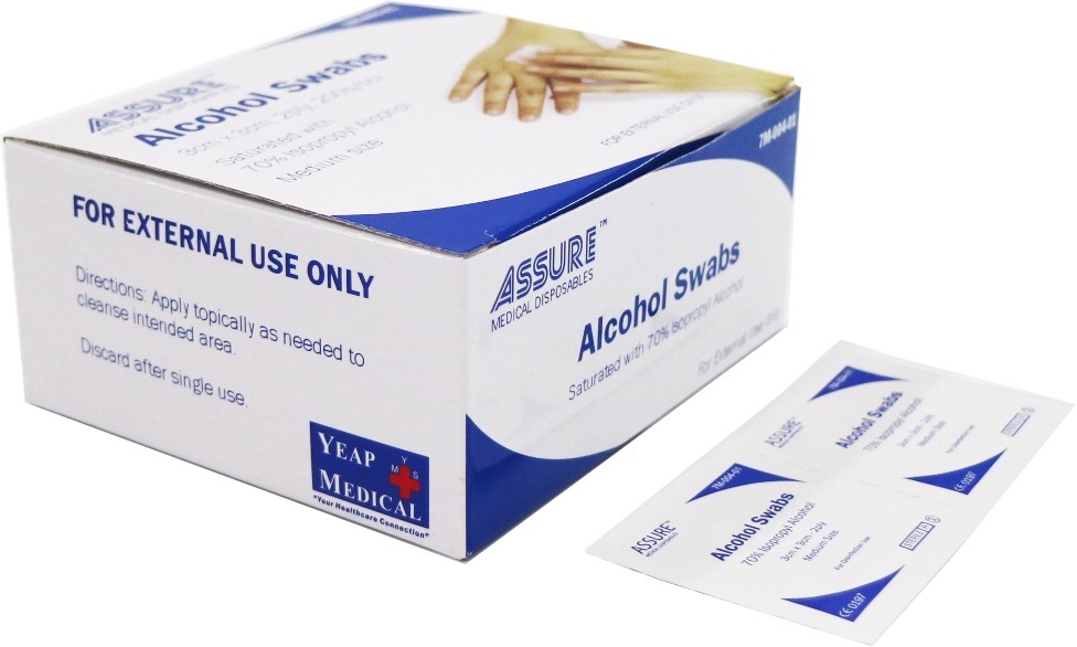 how to use alcohol swab