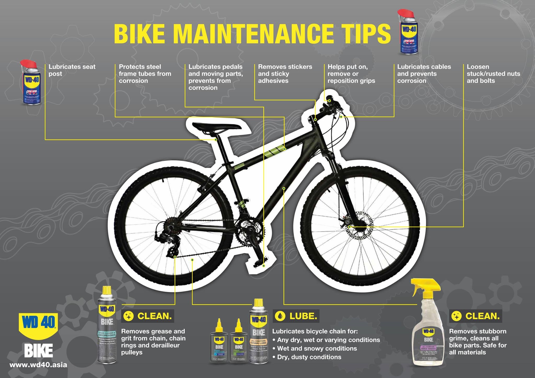 wd 40 good for bike chains